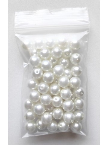 Perla blanca Cristal 6mm...